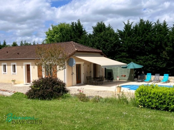 Jolie maison de plain pied avec de belles vues